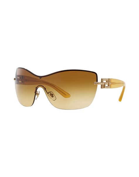 gold rimmed versace sunglasses|authentic Versace sunglasses.